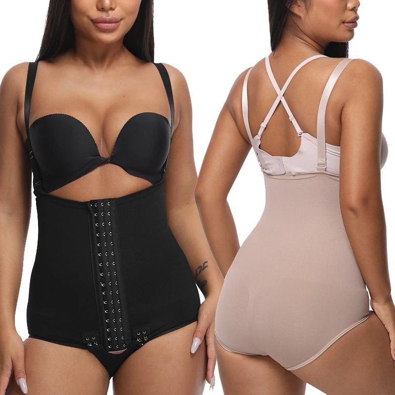 Women Shapewear Bodysuit High Waist Trainer Girdle Shorts
