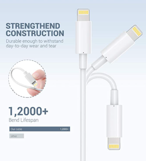 3Ft iPhone Charger Cable