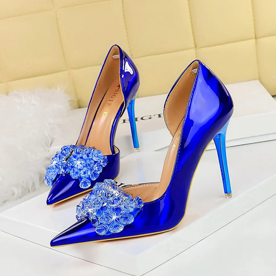 Women's High Heels Rhinestone