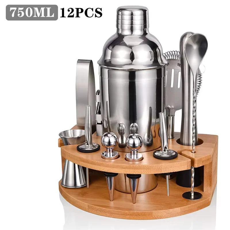 20-Piece Boston Cocktail Bartender Shaker Set