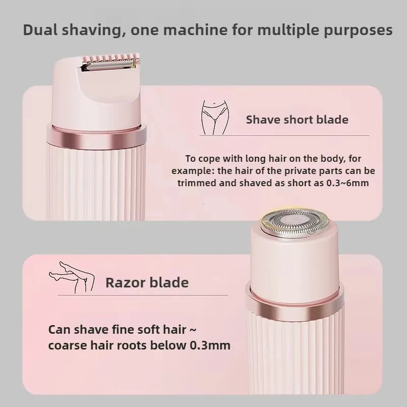 Dual Head Trimmer/Shaver Waterproof