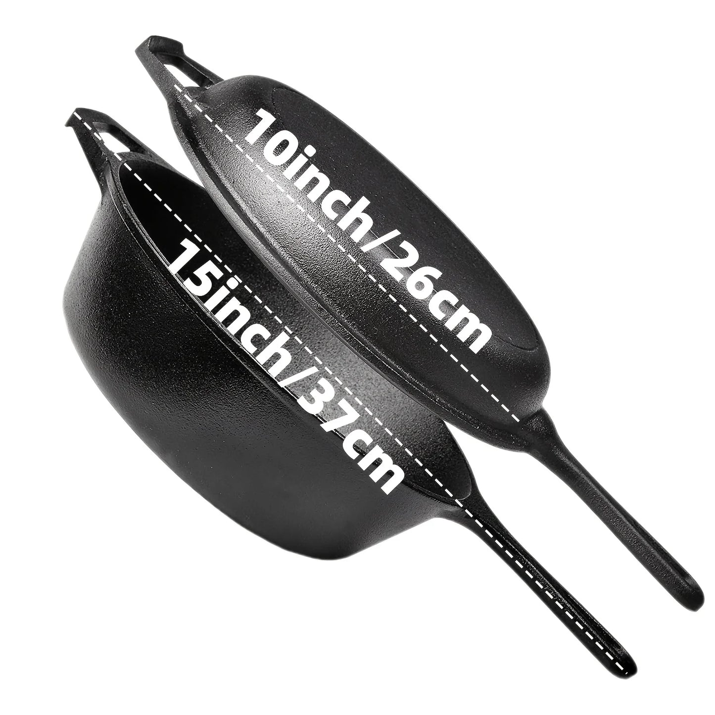 3 Pc Cast Iron Skillet Set