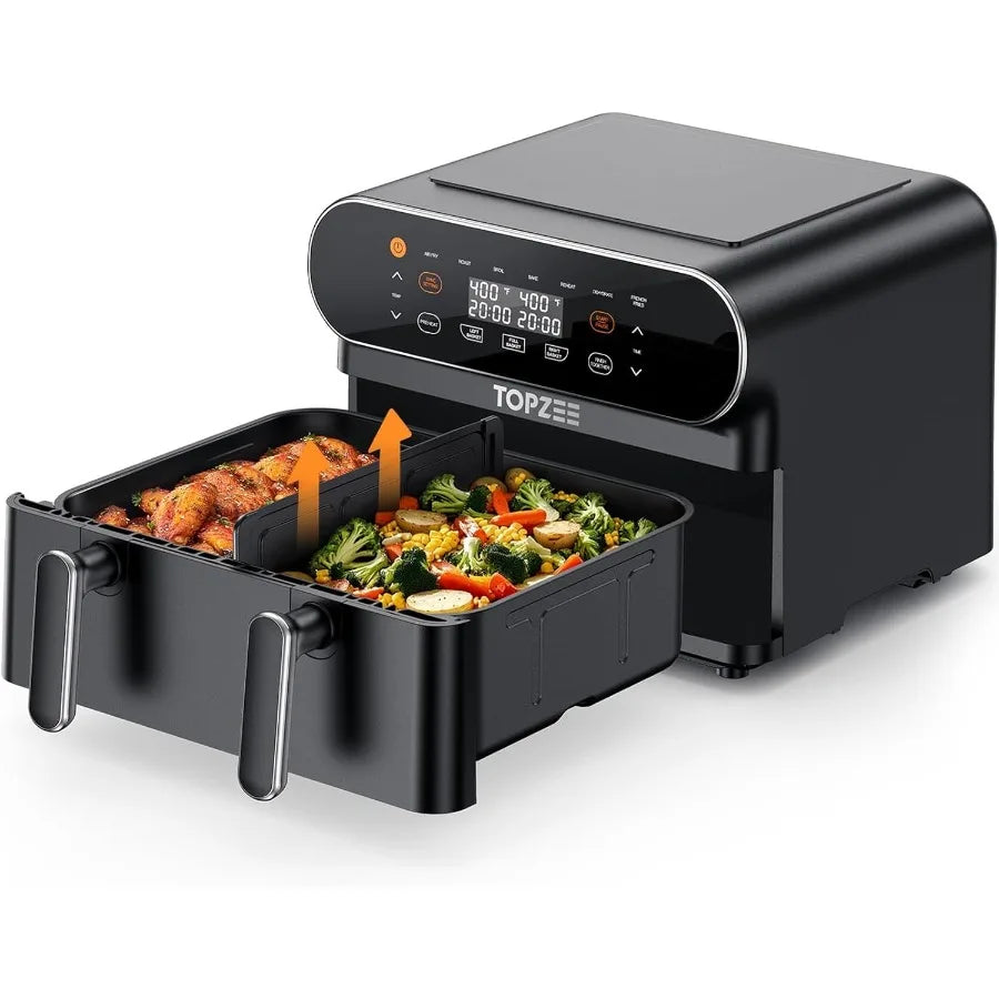 11-Qt Large Air Fryer With 8-In-1 Multi-Cooking Functions