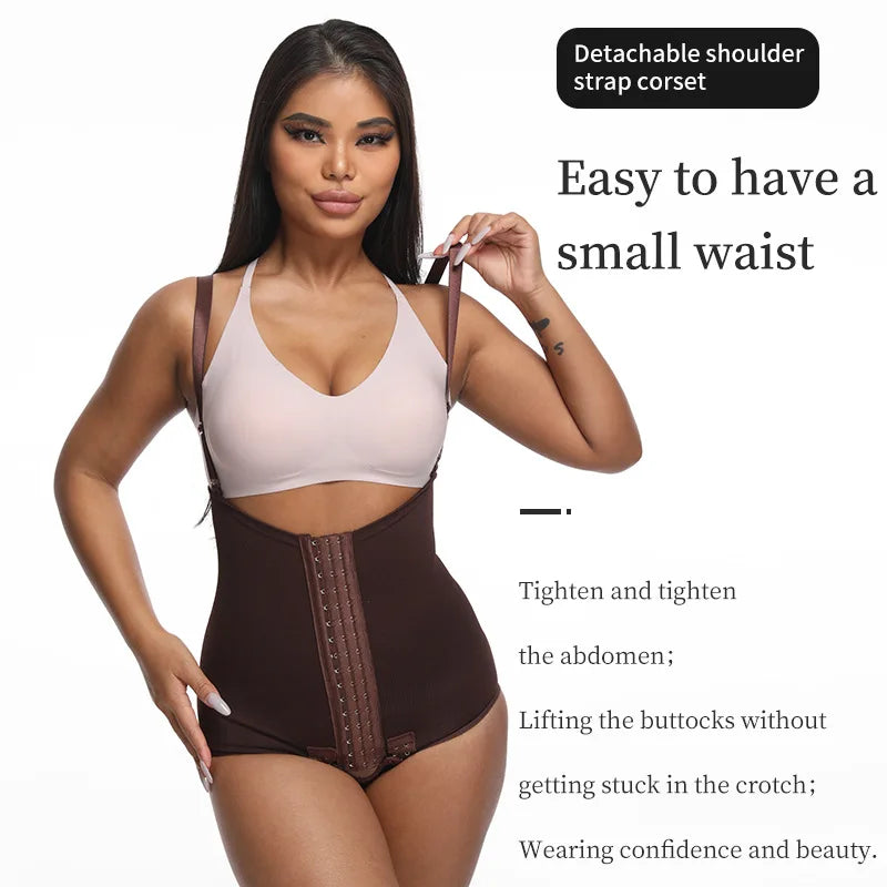Women Shapewear Bodysuit High Waist Trainer Girdle Shorts