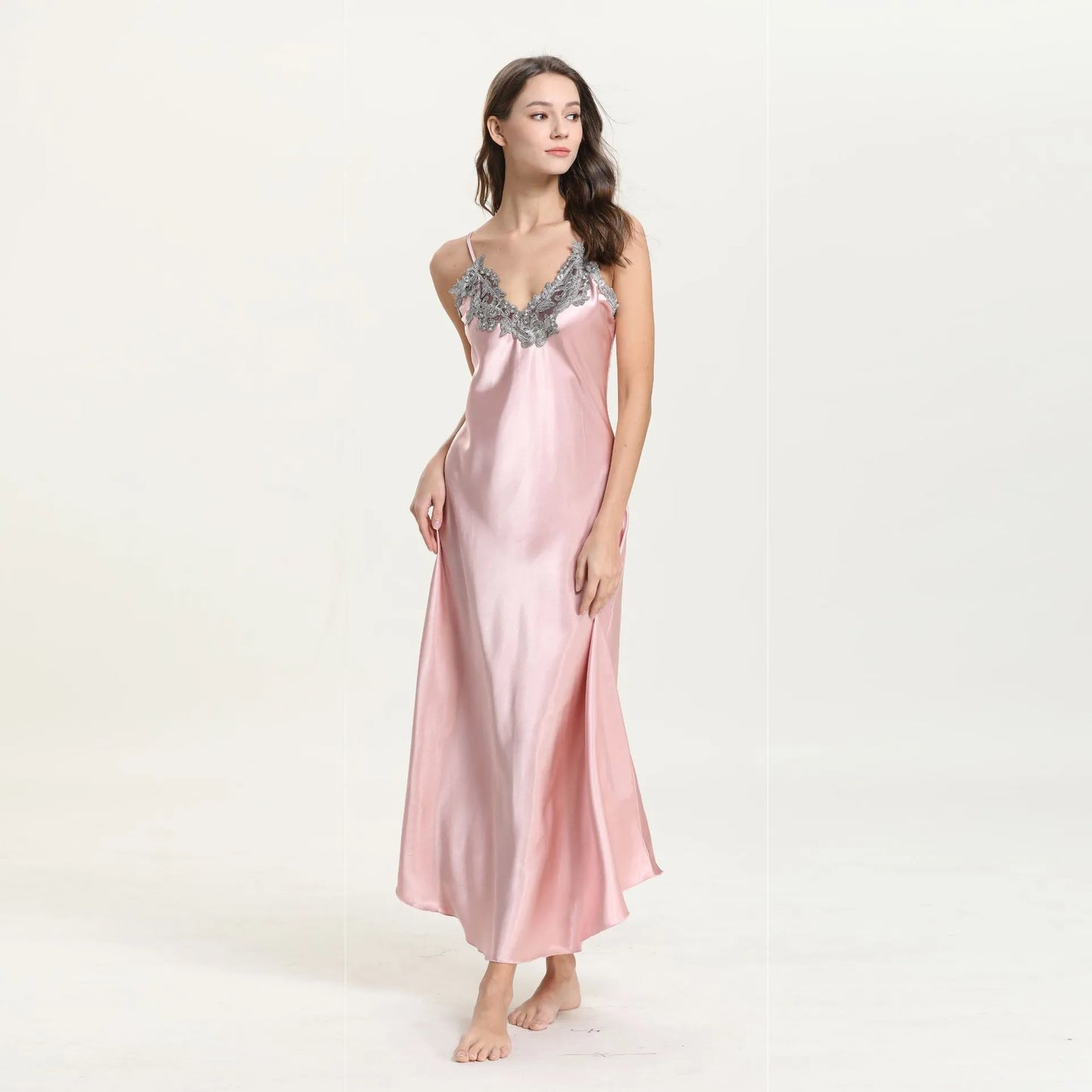 Women's Lace Satin Nightgowns