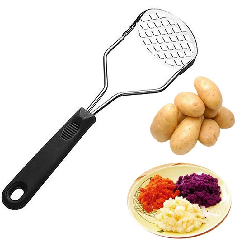 1PCS Stainless Steel Kitchen Gadget Potato Masher