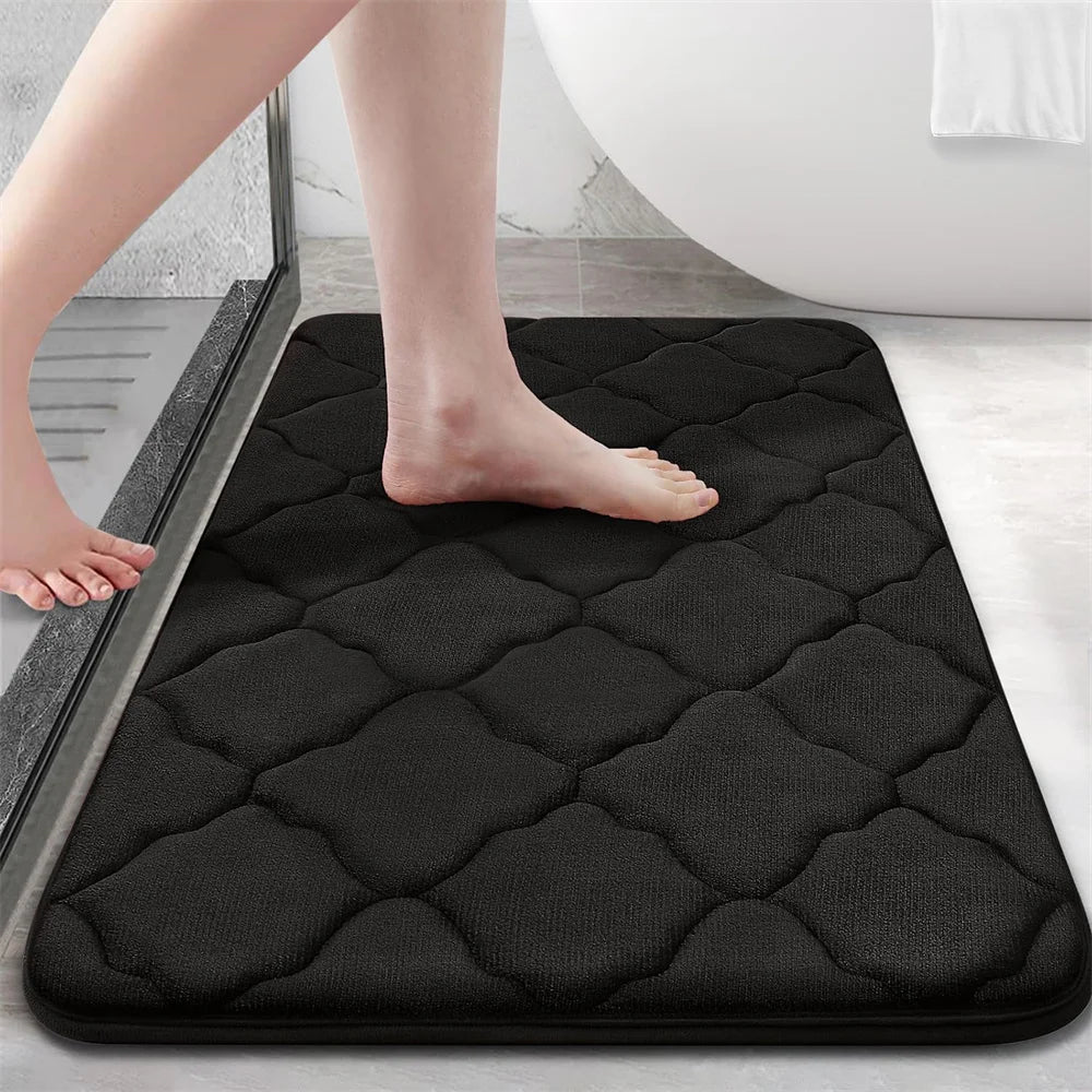 Memory Foam Bath Mat Super Absorbent Bathroom Mat