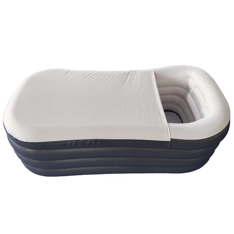 Foldable Bath Tub Adult Outdoor Portable Plastic Inflatable Bath Tub