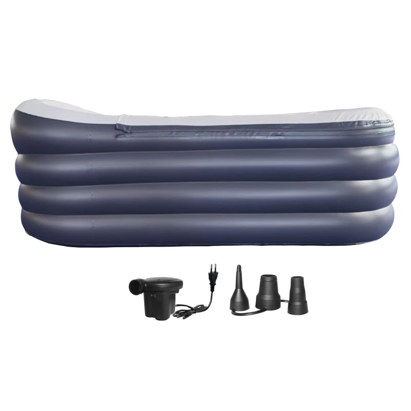 Foldable Bath Tub Adult Outdoor Portable Plastic Inflatable Bath Tub