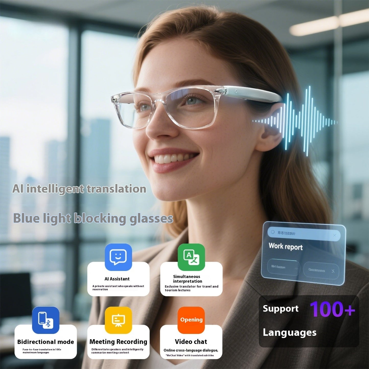 Real-time Translation Intelligent Smart Glasses