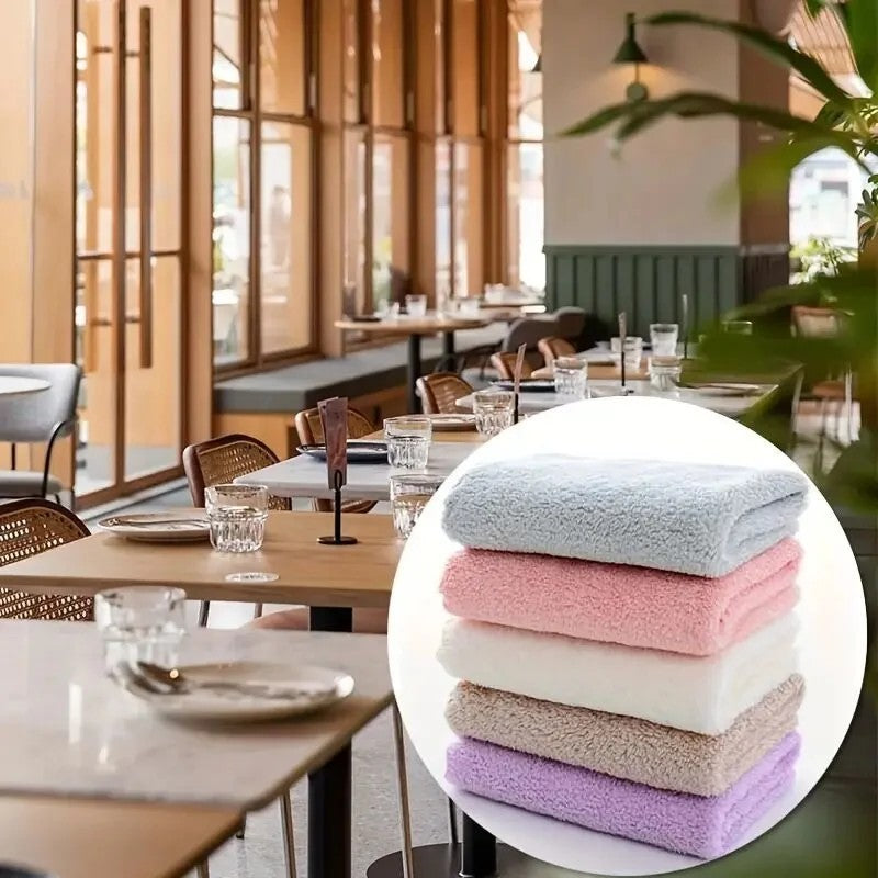 20 Solid Color Towels, Super Absorbent & Quick-drying, Suitable For Home, Office And Travel