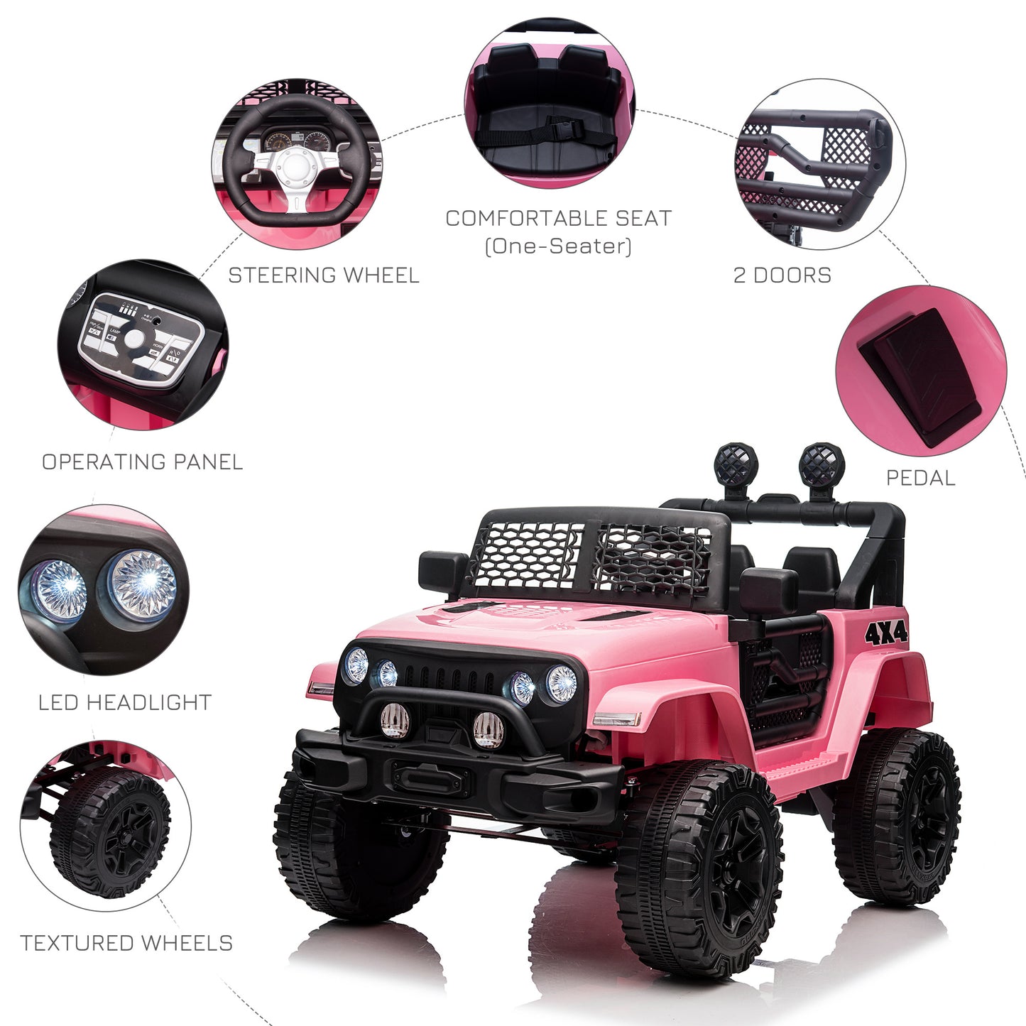 Electric Off-Road 12V Kids Ride On With Remote Control MP3