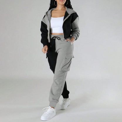 Women's Color Block 2 Piece Set