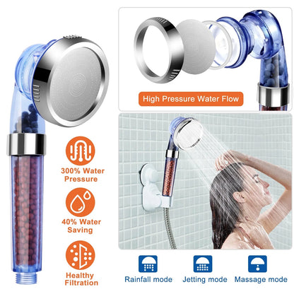Shower Head High Pressure 3 Mode