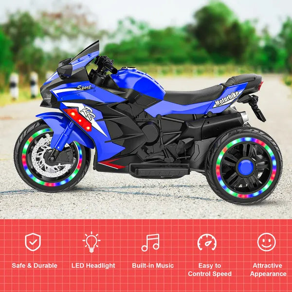 Kids Motorcycle For 3-6 Years 12V Electric Ride On