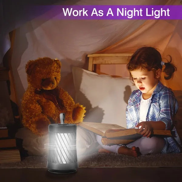 Rechargeable Mosquito Killer Lamp Bug Zapper With Night Light