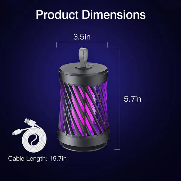 Rechargeable Mosquito Killer Lamp Bug Zapper With Night Light