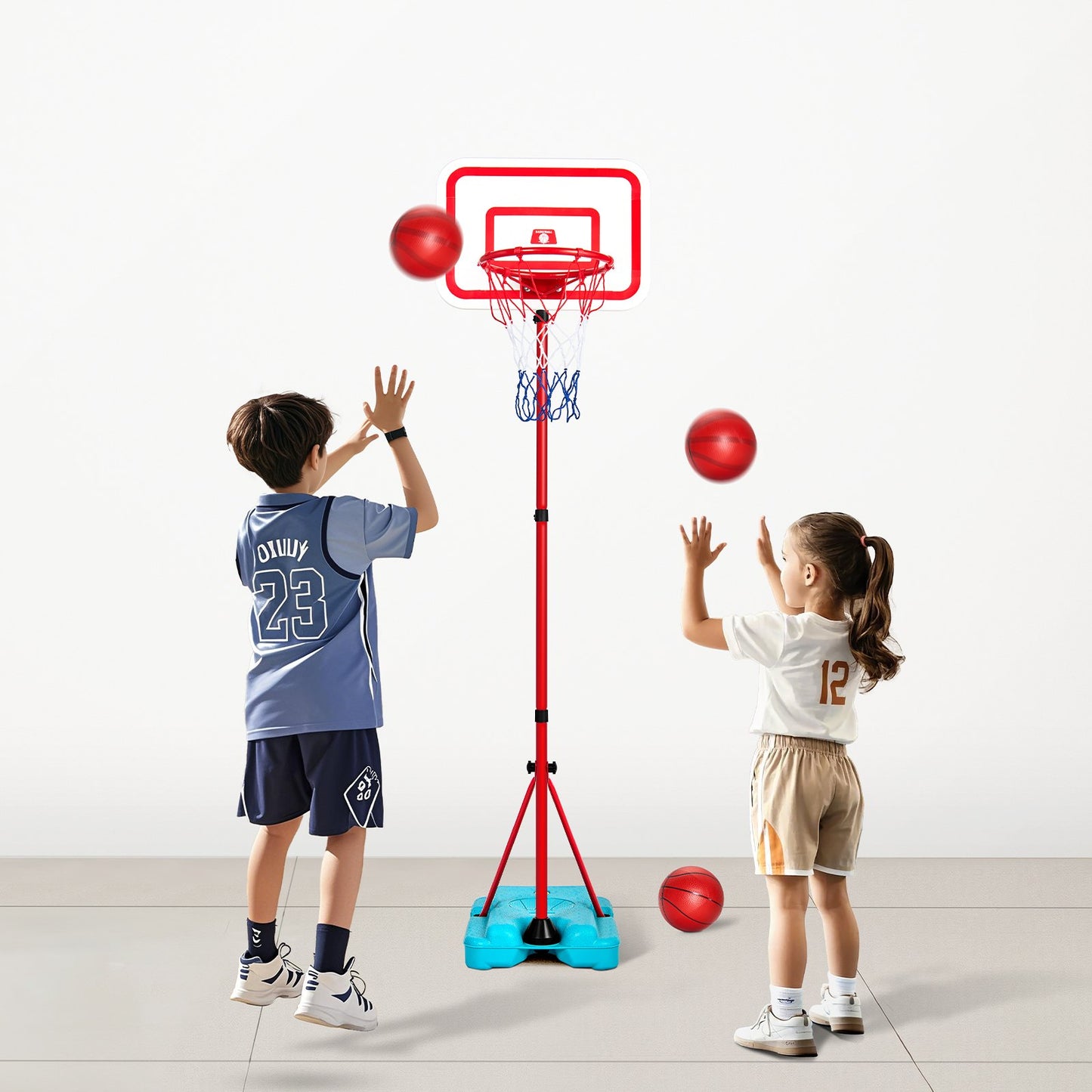 Kids Basketball Goal with Height Adjustment