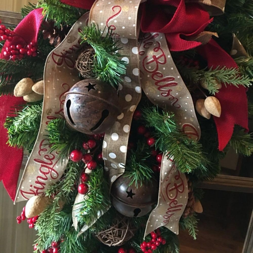 Christmas Candy Cane Wreath Wall Hanging Door Garland