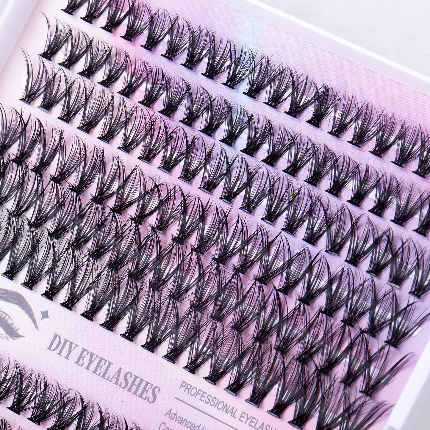 12 Rows Of 30D Plus 40D Clusters Of 240 Segmented Lashes Set