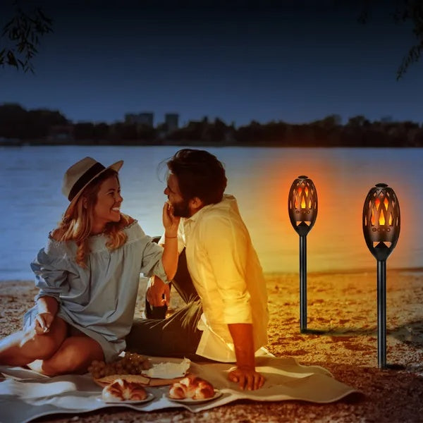 Wireless LED Flame Torch Speakers Waterproof
