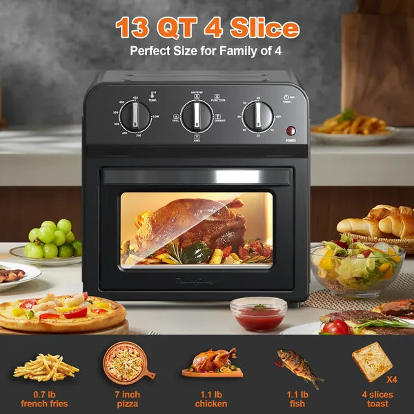 13QT Air Fryer Toaster Oven Combo