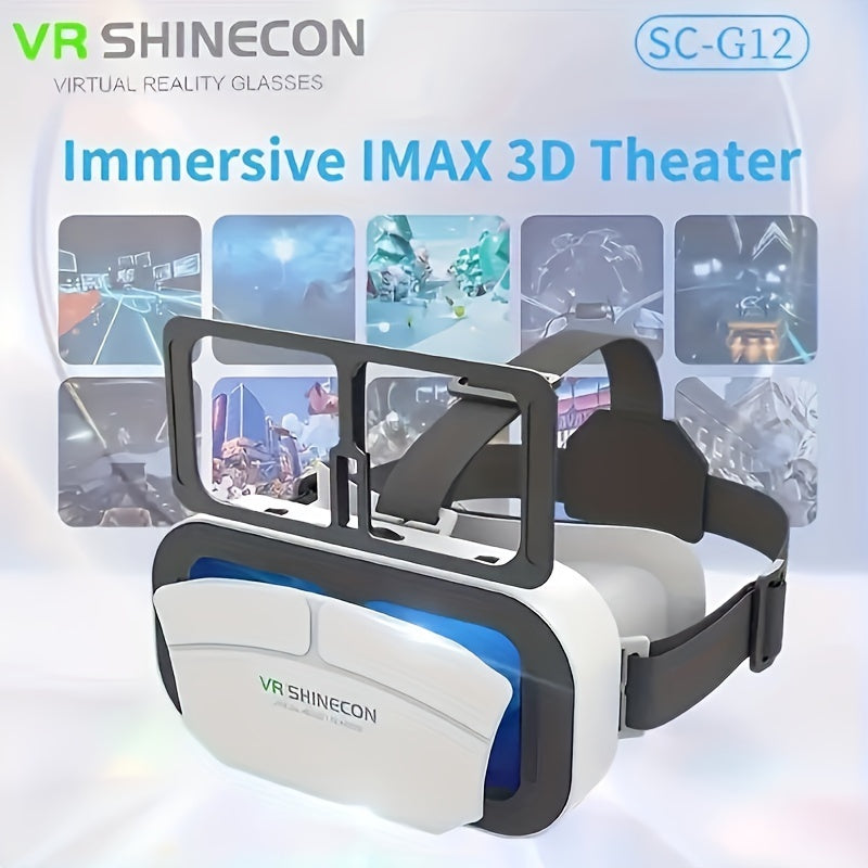 VR SHINECON G05A 3D VR Glasses Headset Virtual Reality Glasses For 4.7-6.0 Inches Android IOS Smart Phones Games 360 HD Movies