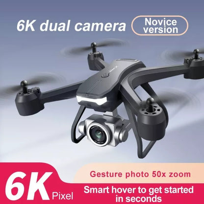 6K HD Dual Camera Wifi FPV Portable RC Quadcopter Drone