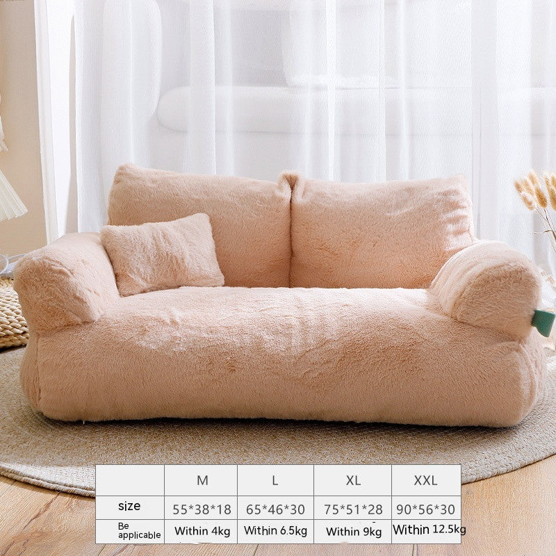 Flannel Warm Large Pet Sofa