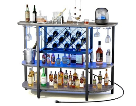 LED Home Bar Cabinet And Storage